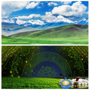 S4850《腾格里塔拉》草原蒙古 汇报演出 LED节目大屏舞美背景视频