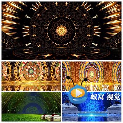S6264 《万丽》蒙族 动感 蒙古热舞 晚会节目LED大屏背景视频素材