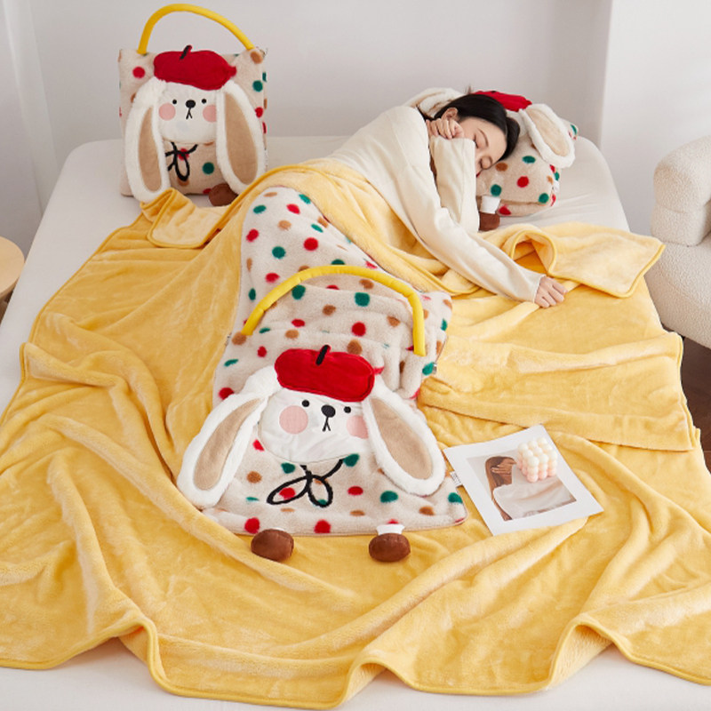 抱枕被子两用午睡毯子二合一车用靠枕办公室午休枕头被车载空调被,居家布艺,抱枕被,淘宝优惠券,粉丝福利购,淘宝优惠卷