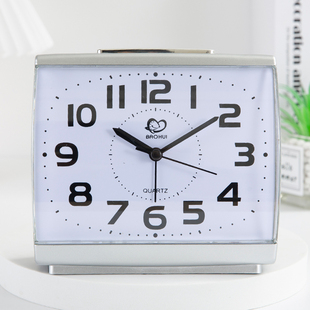 学生闹钟简约老人大字静音闹钟卧室创意个性 床头闹钟儿童时钟表