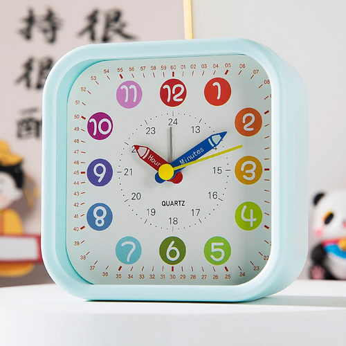 学生静音简约桌面闹钟家用时钟表