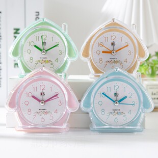 可爱创意客厅静音闹钟中小学生儿童起床专用神器桌面高颜值时钟表
