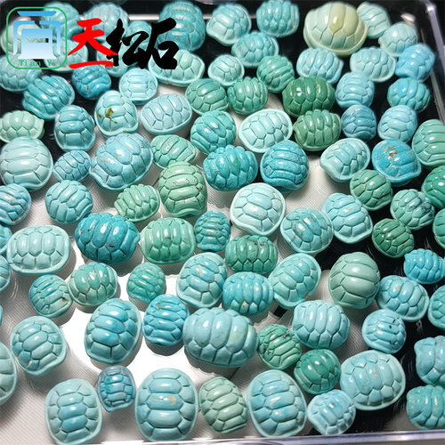 原矿纯天然绿松石乌龟壳富甲天下