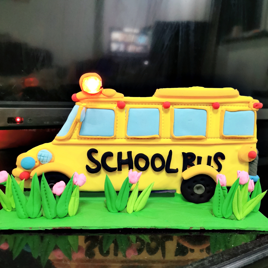 【校车白胚】交通工具超轻粘土白胚底diy寻创意美术手工材料库