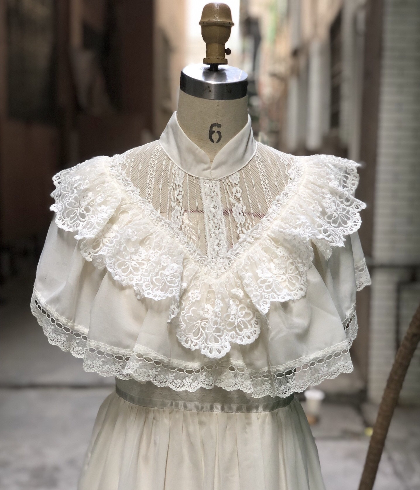 原创自制vintage复古领证连衣裙
