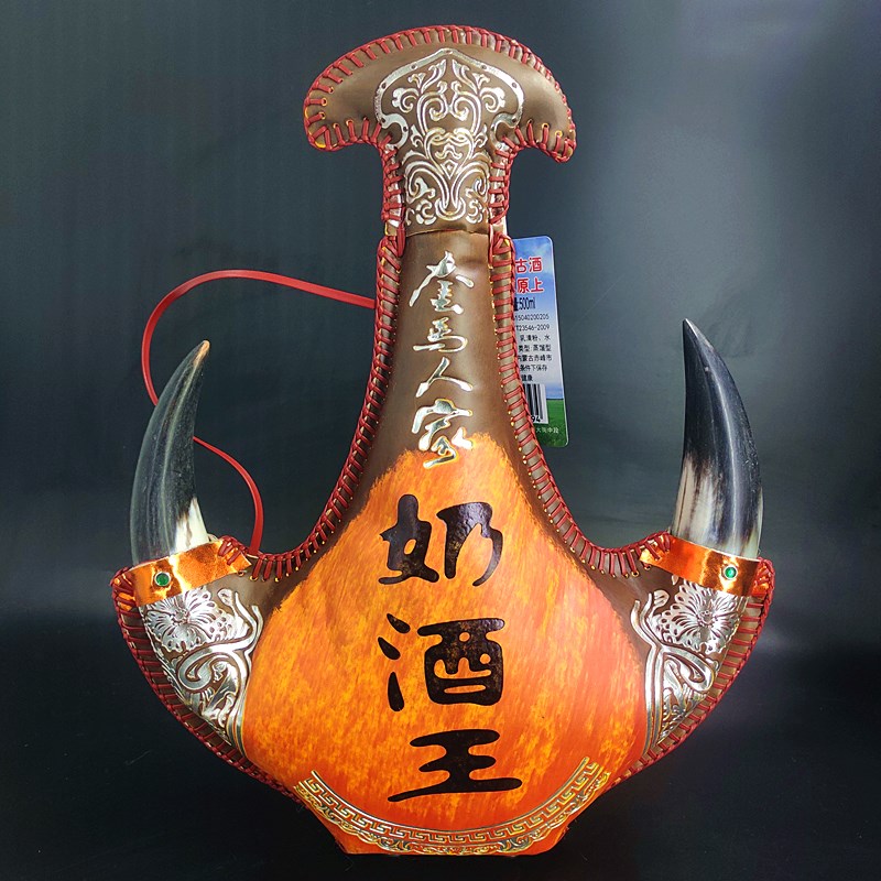 蒙古酒酒奶香型奶酒皮囊奶酒500MI内蒙古特产42度奶酒