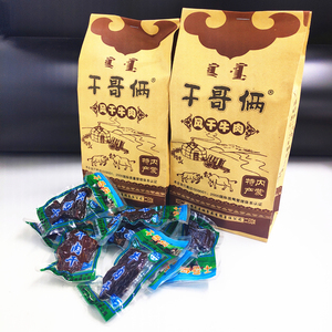 内蒙古特产牛肉干冷吃独立真空食品赤峰干哥俩牛肉干称重250g散装