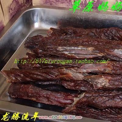 内蒙古风干牛肉干赤峰克旗㸆汁傻子王正宗碳烤250克零食特产小吃