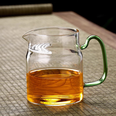 玻璃公道杯茶漏一体套装加厚耐热分茶器过滤泡绿茶神器高档泡茶壶