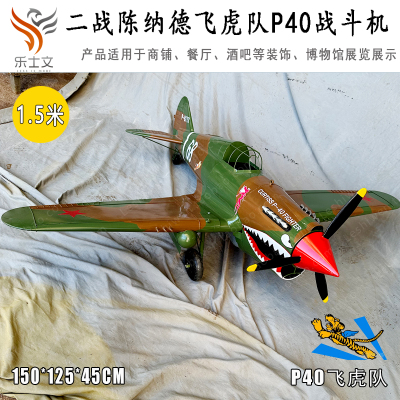 二战陈纳德飞虎队P40战斗机