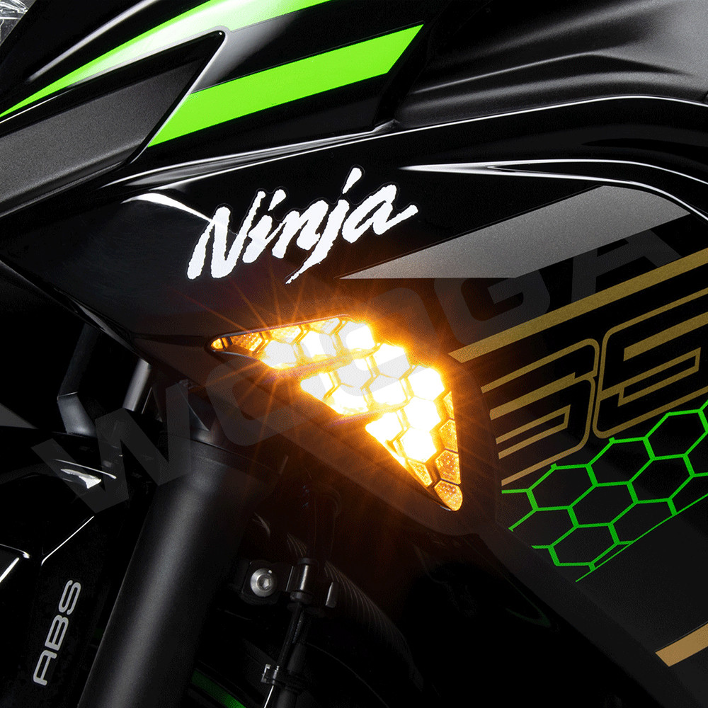 Ninja400转向灯 川崎ZX-4R转向灯 川崎400蜂窝转向灯