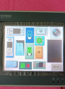 海泰克触摸屏pws6600c-s，全新的裸机，后壳有一点点檫
