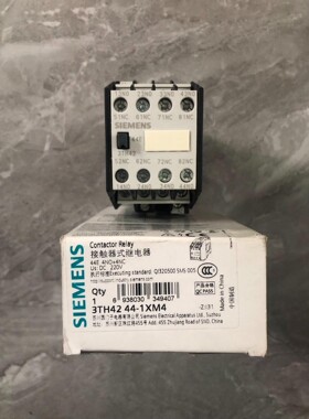 全新原装 西门子3TH42 44-1X 接触器式继电器 3T