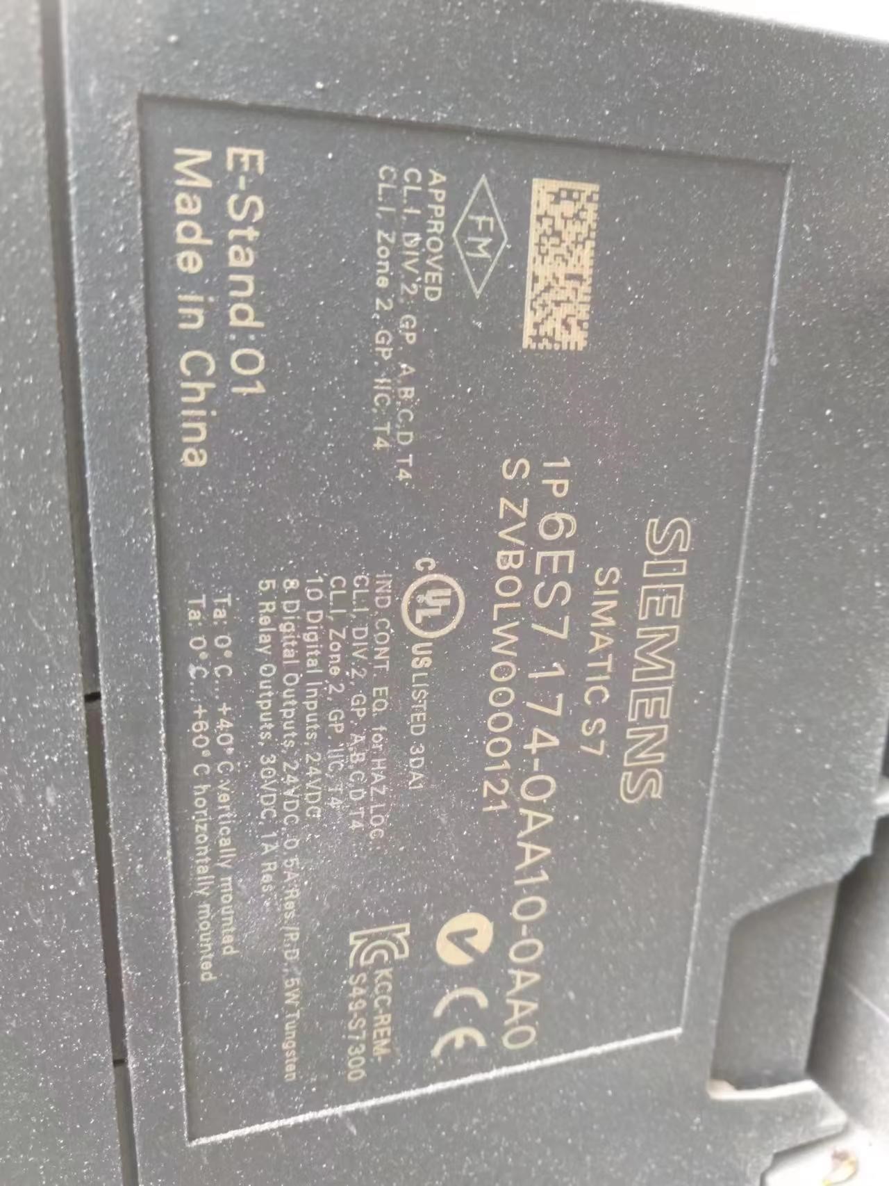 西门子模块6ES7174-0AA10-0AA0原装拆机，现货