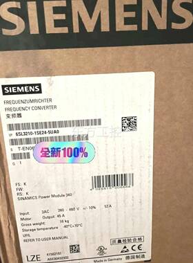 议价6SL32100-12SE4-UA西5门子全新S120变频器