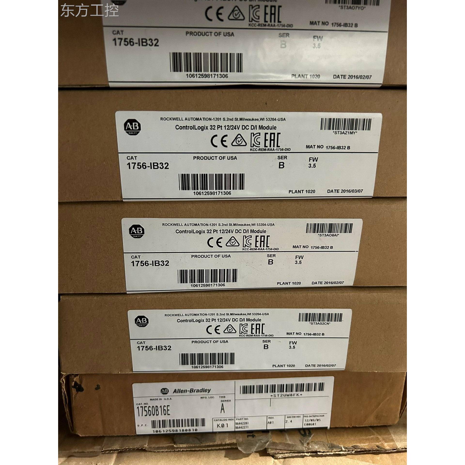 议价AB PL C模块 1756B-B36I2 1756-O1E