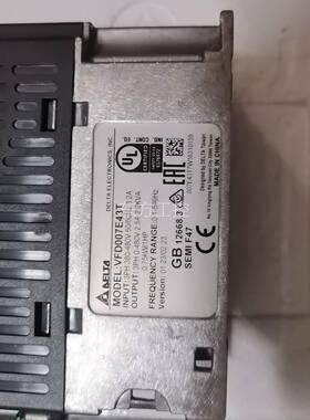 议价台变5频VFD007E43器T实物达拍摄 现货0.7KW .