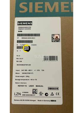 议价6SE4040-AD33-E2A1西门子MM430变频6器，