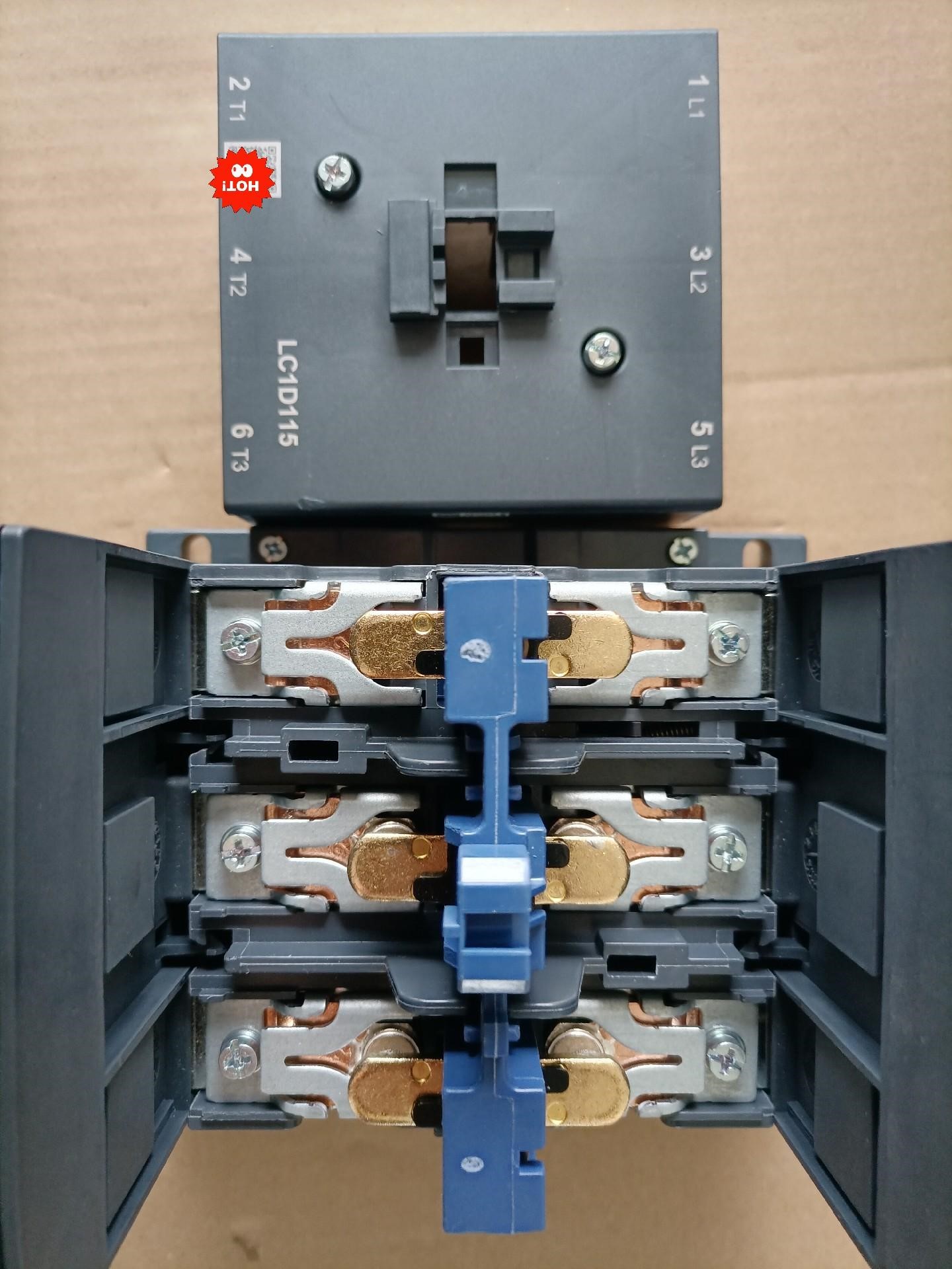 施耐德原装正品交流接触器LC1D115/M7C/220V