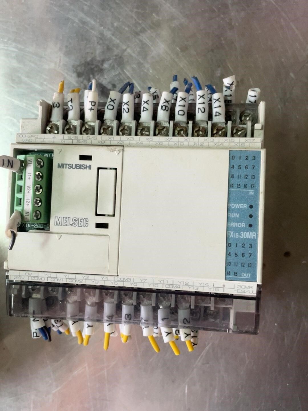 三菱PLC FX1S-30MR-ES/UL，拆机下来的