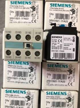 原装进口 全新西门子接触器辅助触头3RH1921-1FA22