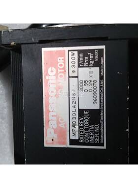 议价下伺电机MFA0服30LA2NS，3J0松0W拆机二手，实物