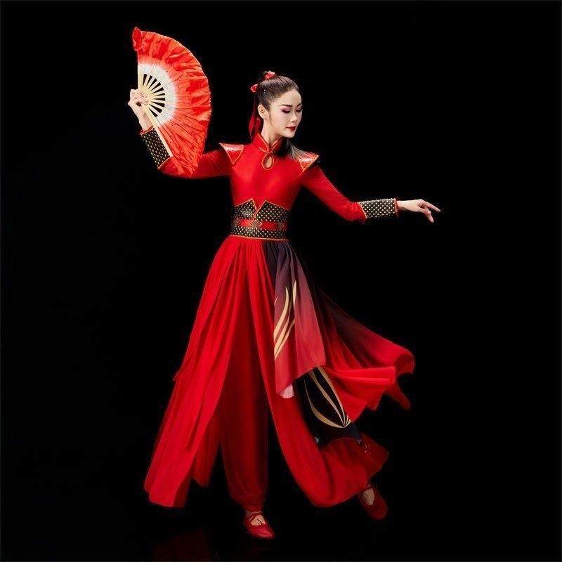 服女喜庆威风锣鼓舞台装扇子舞演出I服大气古装女侠风表演套装,童装/婴儿装/亲子装,儿童演出服,淘宝优惠券,粉丝福利购,淘宝优惠卷