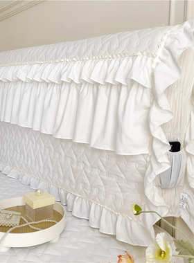 床头罩保护套全包夹棉四季通用防尘软包床头套木床靠背2024年新款