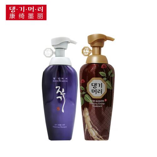韩国进口康绮墨丽珍气洗发乳护发素干枯毛躁损伤发质滋养柔顺修护