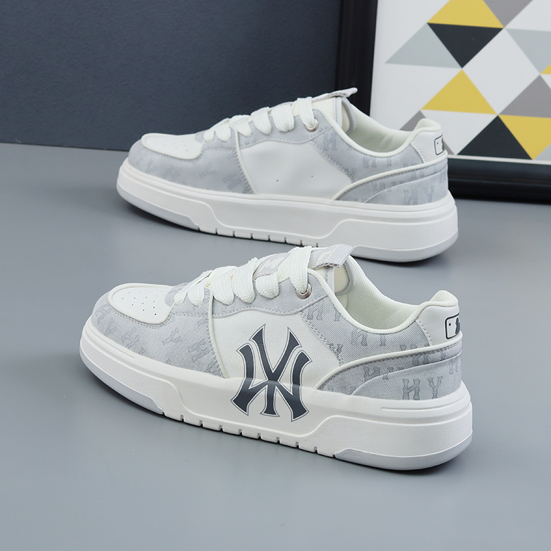 休闲运动小白鞋男鞋春秋新款低帮透气男士休闲鞋时尚百搭轻便耐磨