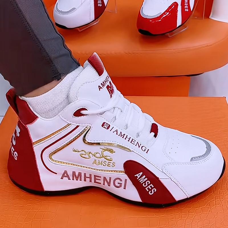 休闲运动2025夏季新款真皮女鞋透气网红爆款老爹鞋时尚百搭厚底运