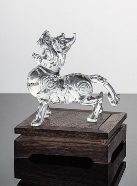 招财貔貅摆件财源滚滚皮丘