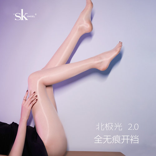 极光全无缝腰性感超薄油亮连裤袜