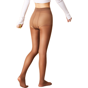 SK8036防勾丝15D双面加裆小T裆加肥加大任意剪哑光韧性撕连裤袜女