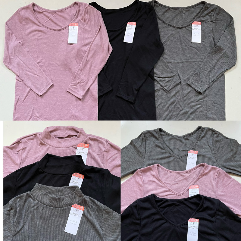 外贸女女薄款日单打底秋衣