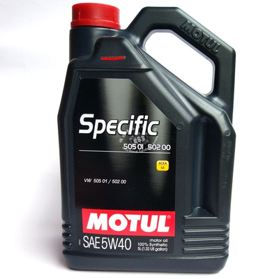 摩特MOTUL Specific 505 01 502 00 5W-40 大众专用全合成机油 5L