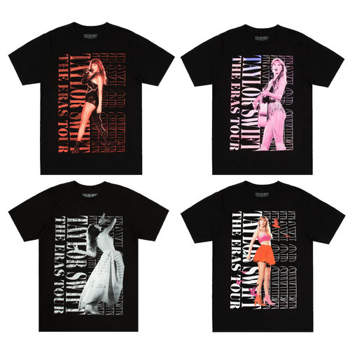 taylor 斯威夫特 swift The Eras Tour TTPD 现场照片超大短袖T恤