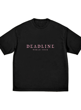 BLACKPINK 世界巡回演唱会周边 2025t恤宽松短袖夏季圆领男女tee