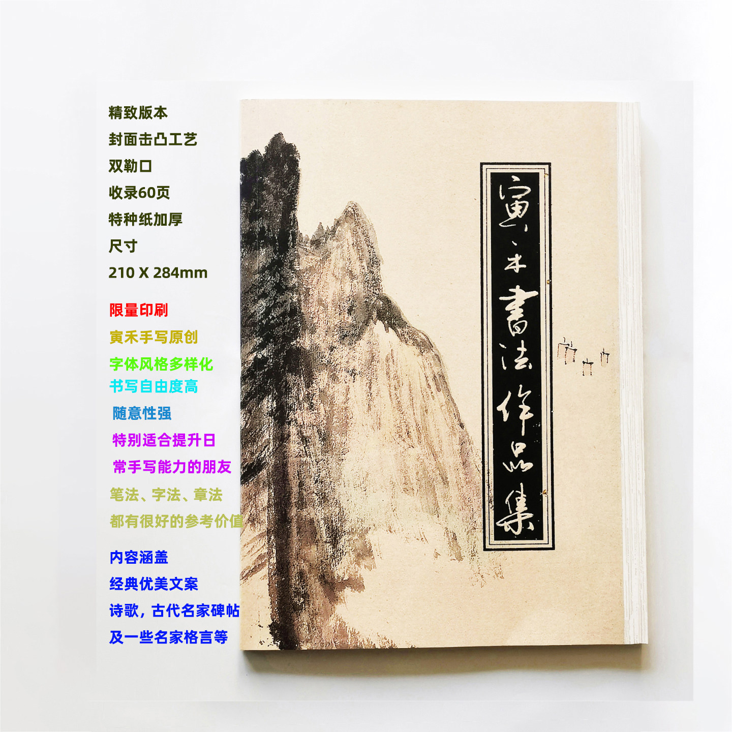 寅禾原创成人字帖行楷行草综合