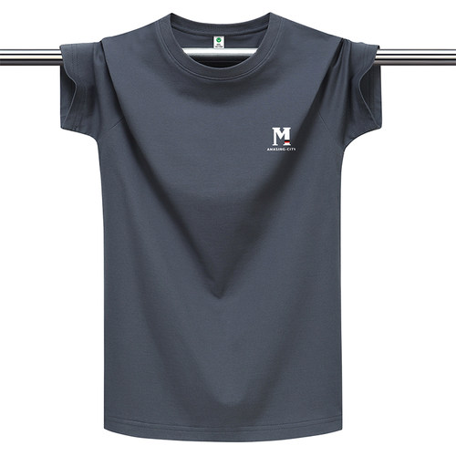 2025夏季新款短袖t恤男青年圆领纯棉宽松情侣百搭半袖学生打底衫