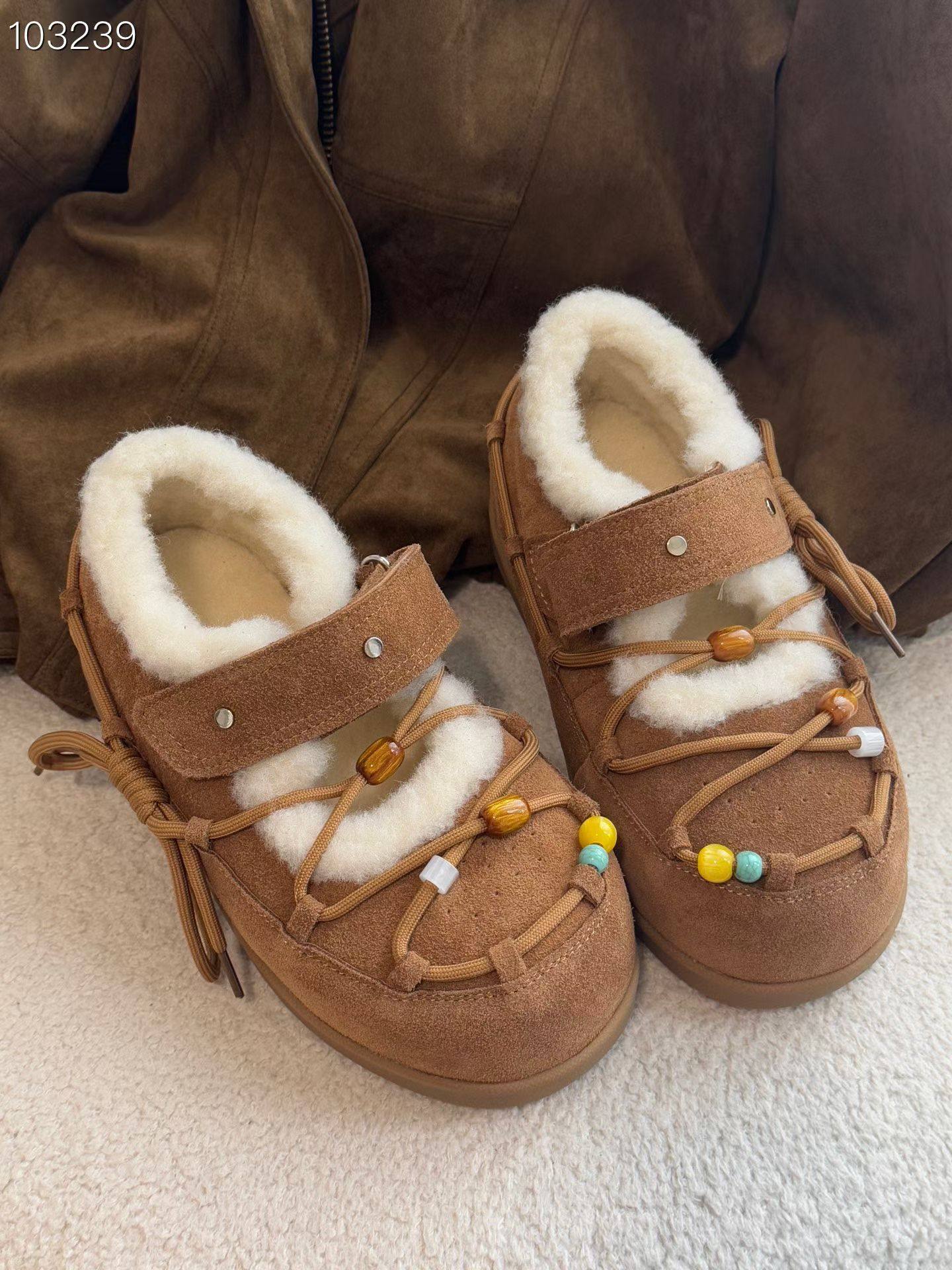 厚底毛毛鞋女外穿2026年春新款真皮皮毛一体雪地加绒保暖棉鞋女鞋,女鞋,时尚雪地靴,淘宝优惠券,粉丝福利购,淘宝优惠卷