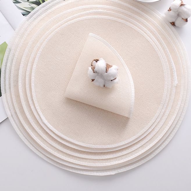 蒸笼布不粘纯棉纱布家用食品级蒸布圆形蒸饭笼布蒸馒头包子蒸笼垫