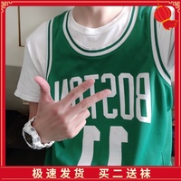 欧文11号凯尔特人球衣女宽松外穿bf风男潮印字比赛定制篮球服背心