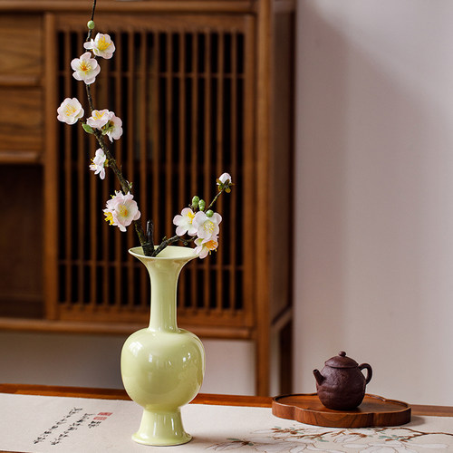 景德镇插花陶瓷花瓶仿宋中式摆件