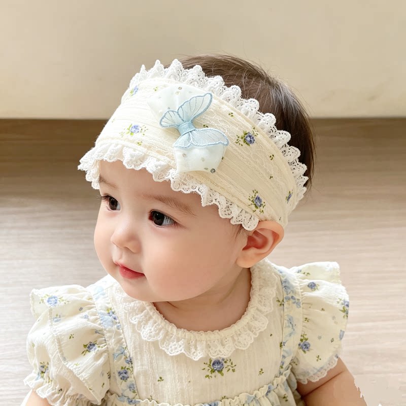 婴儿宽发带宝宝囟门帽子胎帽新款
