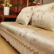 Mới sofa phong cách Trung Quốc bốn mùa phổ quát vải cao cấp gỗ gụ chống trượt gỗ đệm sofa đệm sofa - Ghế đệm / đệm Sofa