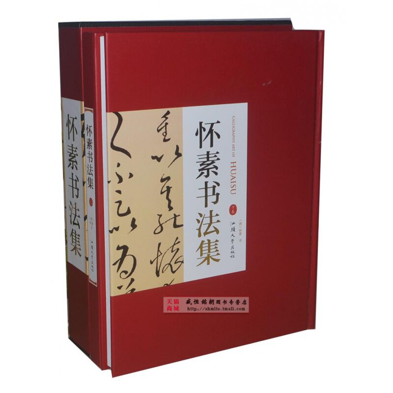 怀素书法集精装全两册 汕头大学出版社380正版局部 书法全集书法作品集书法技巧书法入门名家书法怀