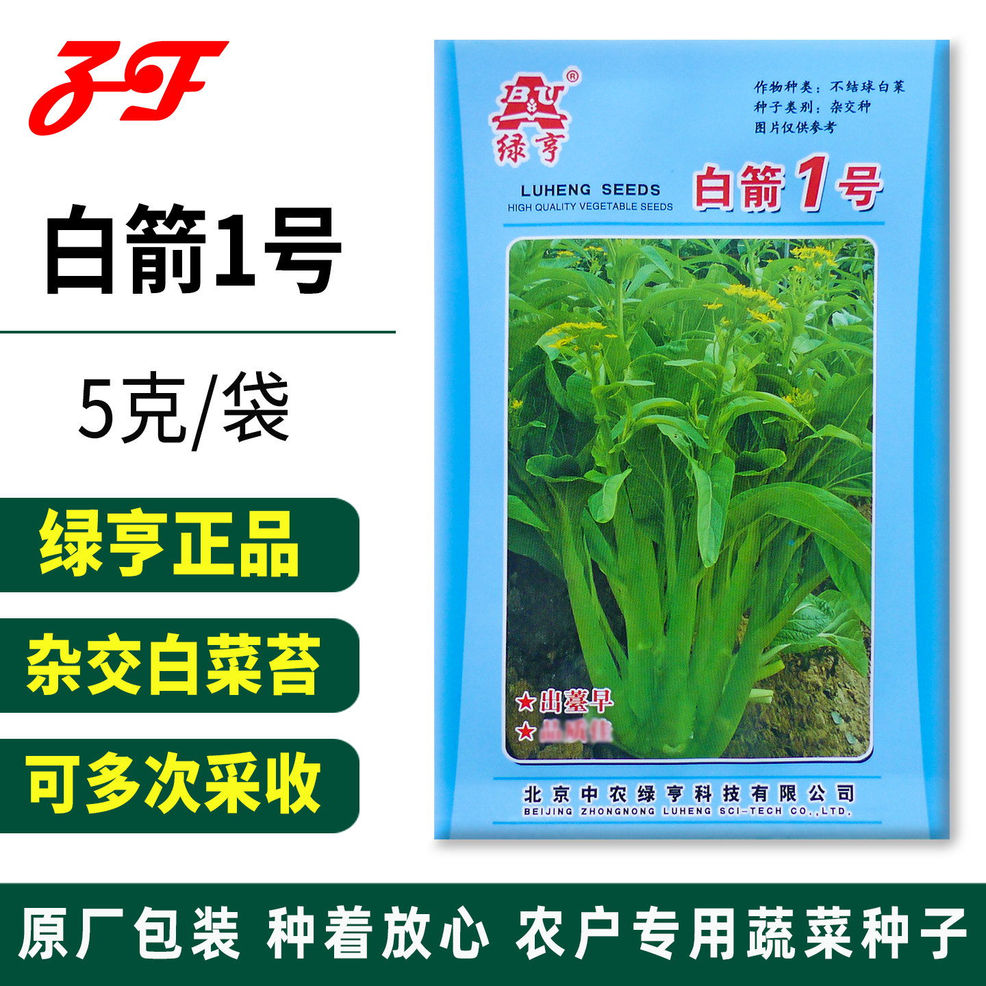 绿亨正品杂交白菜苔蔬菜种子图片