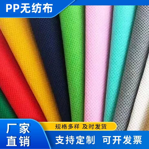 全新料PP无纺布购物袋彩色手工布