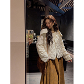 长短款 秋冬流行风格 光影间 轻薄菱形格羽绒服 呼呼专享